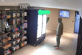remote cctv and surveillance monitoring as security guard