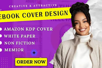 do book cover ebook amazon kdp non fiction white paper memoir kindle book