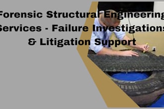 do failure investigations and litigation support as forensic engineer