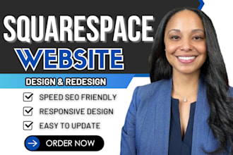 do modern squarespace website design or redesign squarespace website development