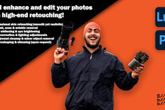enhance and edit your photos with high end retouching