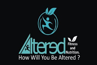 do awesome gym super logo for altered fitness and nutrition