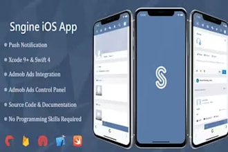 publish sngine, wowonder ios apps