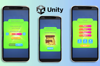 develop unity 2d game for mobile android and ios 2d unity game development