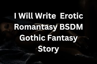 ghostwrite erotic romantasy bdsm gothic fantasy story