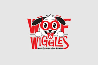 design memorable doggy daycare and walking logo