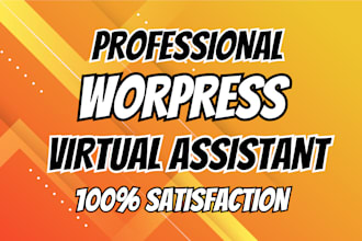be your wordpress virtual assistant for all wordpress tasks