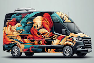 design car truck caravan bus trailer vehicle bike