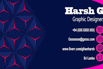 design modern  business card visiting card stationary design