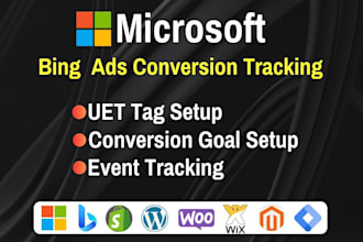 setup microsoft bing ads, uet tag, ecommerce conversion tracking via GTM