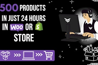 upload products on your woo commerce or shopify store