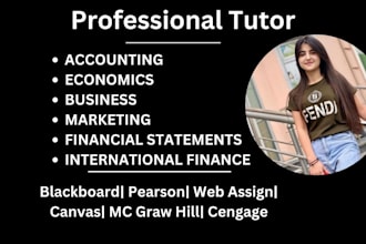 teach you finance, accounting, marketing, business, international finance class
