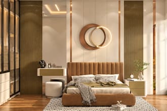 design your bedroom interior with realistic 3d renders