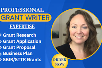 write a professional grant proposal apply for grant rfp response grant research