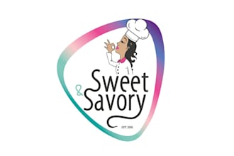 design creative ice cream and restaurant logo
