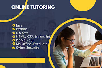 tutor you in computer science and programming