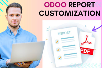 design and customize odoo reports to match your requirements