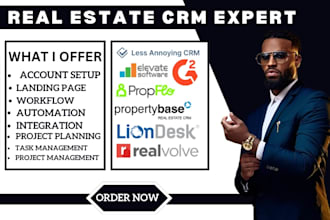 do less annoying CRM elevate propflo propertybase liondesk realvolve g2 deal crm