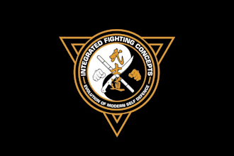 design trendy beautiful fighting concepts logo