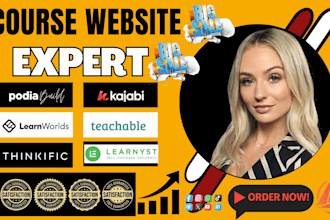 build lms educational website online course website education, elearning website