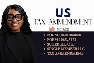amend business tax llc tax individual tax do us tax return 1040 5472 as cpa
