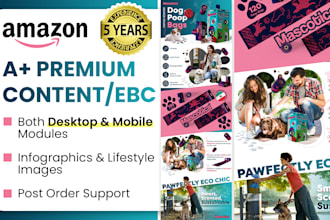 design high converting amazon premium a plus content and ebc