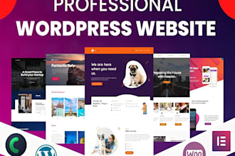 fix setup, update,revamp wordpress website  with divi avada theme elementor pro