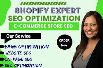 do complete shopify seo to boost website traffic sales