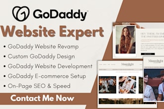 godaddy website redesign godaddy website design develop godaddy website design