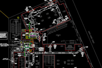 draw architectural floor plans electrical plumbing mep plans drawings in autocad