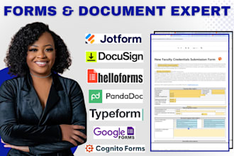 design docusign jotform pandadoc typeform cognito forms google forms helloforms