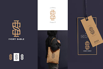 do highly luxury business logo design and visual identity