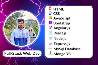 develop scalable web applications using angular and node js html CSS javascript