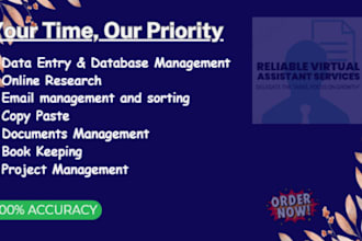 be your reliable virtual assitant focus on your business growth