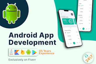 develop a professional android app using java and kotlin