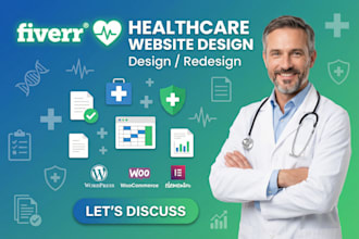 design responsive healthcare websites hvac, peptide, dental, doctor, hospital