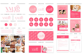 make a luxury logo and complete branding kit