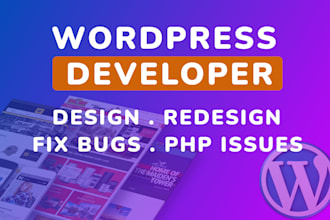 be your wordpress programmer and fix wordpress, shopify, PHP issues