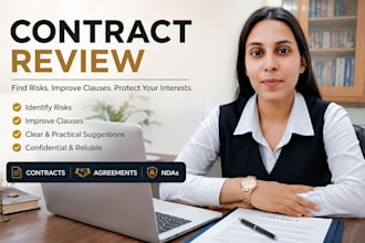 review the contract and agreement