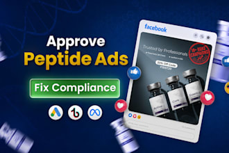 fix peptide ads, peptide campaigns approval, 10x roas peptide marketing