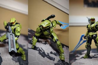 custom 3d action figure articulated model action figure model for 3d printing