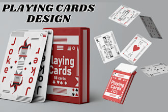 design playing card game custom poker card deck board game uno card box rulebook