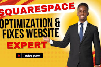 squarespace wordpress wix bookings blog setup calendly acuity optimized website