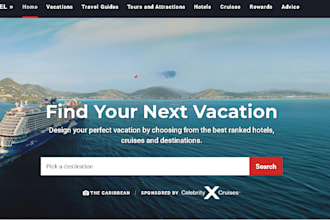 design a hotel booking website with advanced multi property management