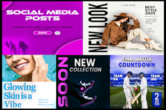 engaging social media post designs for facebook instagram and more