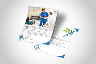 design a professional medical, healthcare or hospital flyer