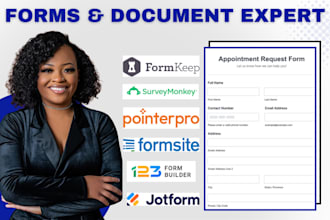 formkeep surveymonkey pointerpro formsite 123 form builders jotform automation