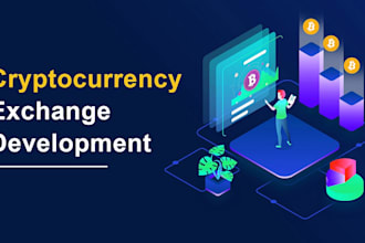 build crypto exchange website, p2p exchange website, and trading platform