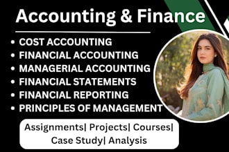 do finance,management,cost,managerial accounting, principles of management class