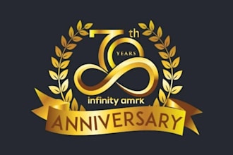 design anniversary, sports or event logo professionally